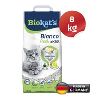 بايو كات رمل قطط وايت فريش 8 كيلو