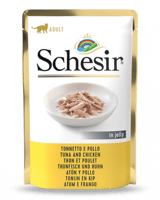 شيزر تونة و دجاج في جيلي طعام رطب للقطط البالغة ،...