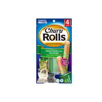 تشورو مكافأت لفائف الدجاج للقطط 4×10ج تونا