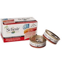 شيزر طعام رطب معلبات بالتونا مع الجمبري في الجيلي...