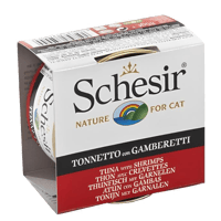 شيزر طعام رطب للقطط بالتونا مع الجمبري 85g