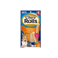 تشورو مكافأت لفائف الدجاج للقطط 4×10ج