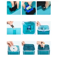 نافورة مياه للزينة و لشرب الحيوانات الاليفة للون ر...