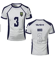 تيشيرت بلو لوك الابيض-Blue Lock