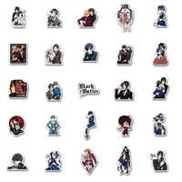 50Pcs Black Butler Stickers | 50 ملصق الخادم الأسو...
