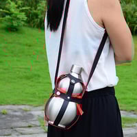 حافظة ماء يابانية شكل قرع معدني