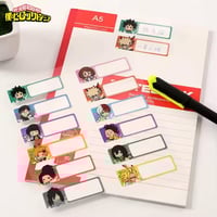 ملصق ملاحظات اكاديمية بطلي | My Hero Academia
