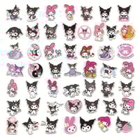 50Pcs Melody and kuromi Stickers | 50 ملصق ميلودي...