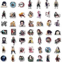 50Pcs Demon Slayer Stickers | 50 ملصق قاتل الشياطي...