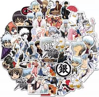 50Pcs Gintama Stickers | 50 ملصق قينتاما