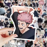 50Pcs Jujutsu Kaisen Stickers | 50 ملصق جوجوتسو كا...