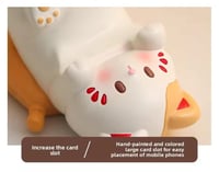مجسم وحامل هاتف القطه cat