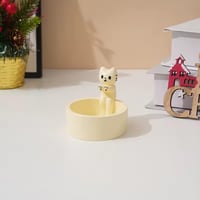 حامل شمعة القطه cat