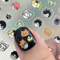 ملصقات اظافر هايكيو | Haikyu