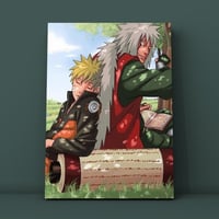 لوحة نارتو و جيرايا | براند كارتون