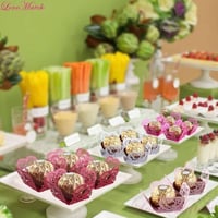 حامل شوكولا ، أوراق صغيرة و أنيقة للتقديم