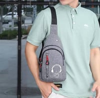 حقيبة كروس رجالية صغيرة ، تصميم عملي شبابي أنيق