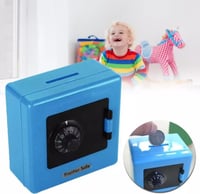 حصالة أطفال للنقود المعدنية ، تفتح برقم سري .