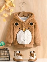 جاكيت بسحاب وقبعة ولادي