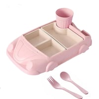 طقم صحن طعام للأطفال ، حجم كبير ..