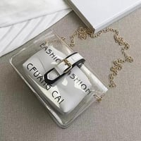 حقيبة كتف صغيرة شفافة ، أنيقه وجميلة .