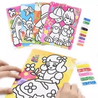 لوحات التلوين بالرمل