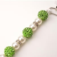 حامل لهاية الأطفال من اللؤلؤ والكريستال ، جميلة وم...