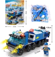 لعبة تركيب سيارة الشرطة