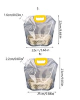كيس حفظ الحبوب والبقوليات والمكسرات والبهارات ......