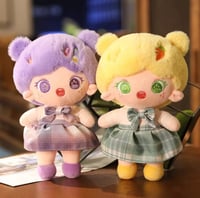 دمية قطنية جميلة بألوان وتفاصيل جذابة للصفيرات ،