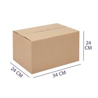 20 كرتون شحن طول 34 سم عرض24 سم ارتفاع 24 سم