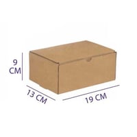 50 كرتون شحن بني طول 19 سم عرض 13 سم ارتفاع 9سم