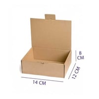 50 كرتون بني طول 14 سم عرض 12سم ارتفاع 8 سم