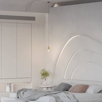 علاقي إنارة مفرد اسمنتي متوفر بعدة ألوان