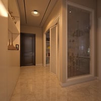 ثريا لطش LED دائري