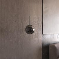 إنارة معلقة ليد دائري مع قاعدة ذهبية