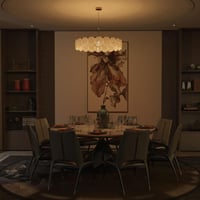 ثريا كلاسيك دوائر كريستال