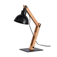 ابجورة طاولة موجهة خشب ومعدن