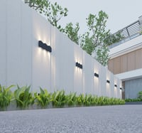 ابليك سور زوايا اطار اسود بـ 6 عدسات