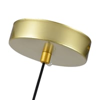 إنارة معلقة ليد دائري مع قاعدة ذهبية