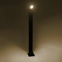 عمود انارة حدائق ليد مستطيل نحيف