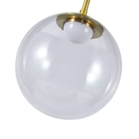 إنارة معلقة ليد دائري مع قاعدة ذهبية