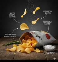 أميكا ألفريدو رقائق البطاطس المملحة 35 جرام