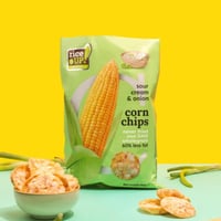 رايس أب رقائق الذرة بنكهة الكريمة والبصل 60 جرام