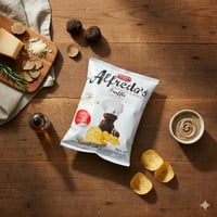 أميكا ألفريدو رقائق البطاطس بنكهة الكمأة السوداء 3...