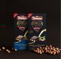 توراس دارك شوكولاتة 72% مع البندق بدون سكر مضاف 15...