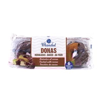 ماندول 6 حبات دونات بالشوكولاتة 360جرام