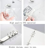 غلاف دفتر بلاستك شفاف A5