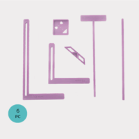 مجموعة اداوات تجليد الكتب 6 قطع