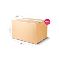 كرتون شحن بني 33L*25W*20H(سنتميتر )#1104